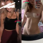 cute college babe M. beautiful amateur tits dressed and undressed selfie