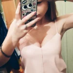 cute petite 18+ teen tight butt ex nude selfie of S.