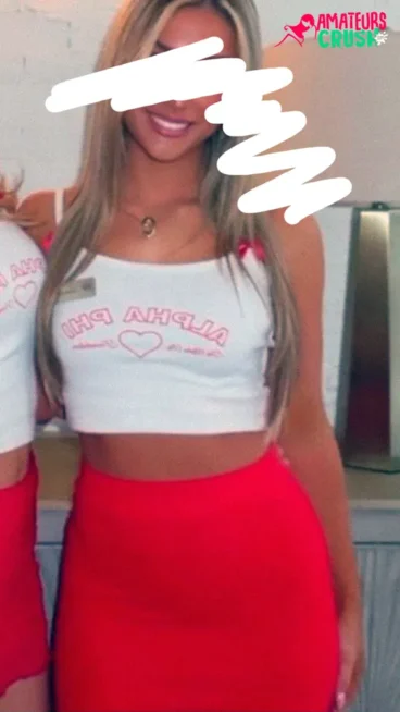 cute blonde Alpha Phi Katie college amateur nudes