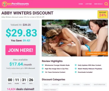 teenporndiscounts.net hot porn deals for Abby Winters studio NOW